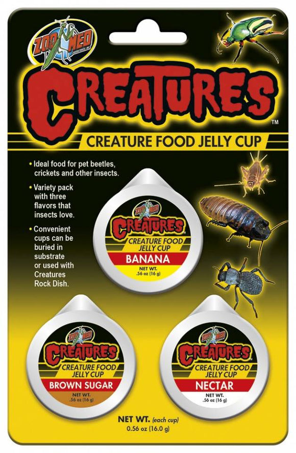ZOOMED CREATURES JELLY CUPS ( ALIMENTO PARA INSECTOS )