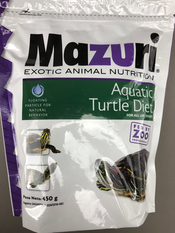 Mazuri dieta para tortuga acuática (450 GRAMOS)