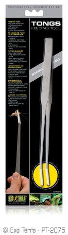 Exo Terra Stainless Steel Feeding Tongs (Pinzas de 30 cms para alimentar)