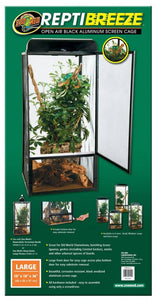 Zoo Med repti breeze Large ( Malla) 46 x 46 x 91 cms