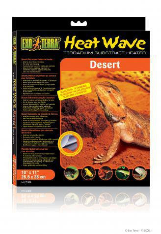 Heat wave Exo Terra medium 26.5 x 28 cms  (Calentador de sustrato para terrarios tipo deserticos)