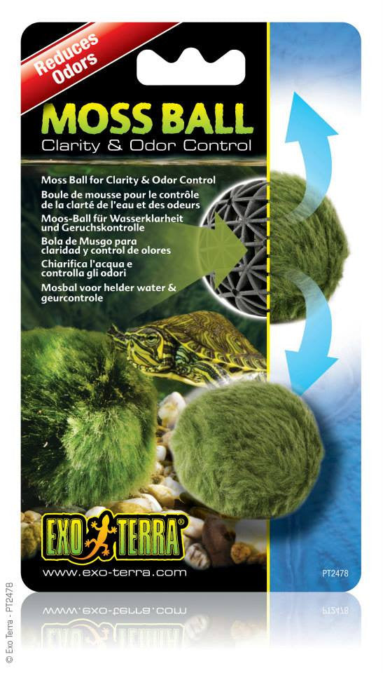 Exo Terra moss ball (Bola de musgo - para claridad y control de olores)