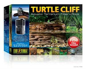Exo Terra turtle cliff small (Filtro para terrario acuático + roca)