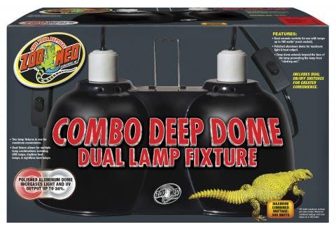 Zoo Med Large combo deep dome  (Campana doble cupula Grande)