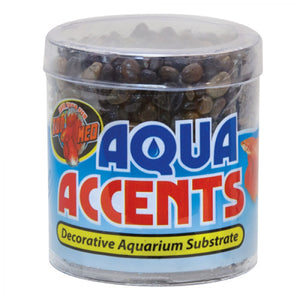 ZOOMED AQUA ACCENTS DARK RIVER PEBBLE