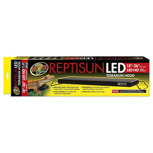 Zoo Med Lampara Reptisun LED TERRARIUM HOOD 18-26 PULGADAS