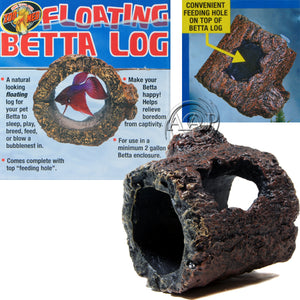 ZOOMED BETTA FLOATING LOG