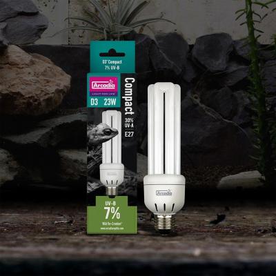 ARCADIA 7 % COMPACT BULB 23W (Lampara para terrarios tropicales)