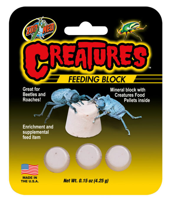 ZOO MED CREATURES BLOCK ( ALIMENTO PARA INSECTOS)