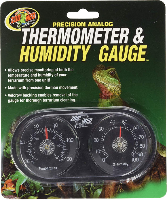 Zoo Med Dual Thermometer/Humidity Gauge