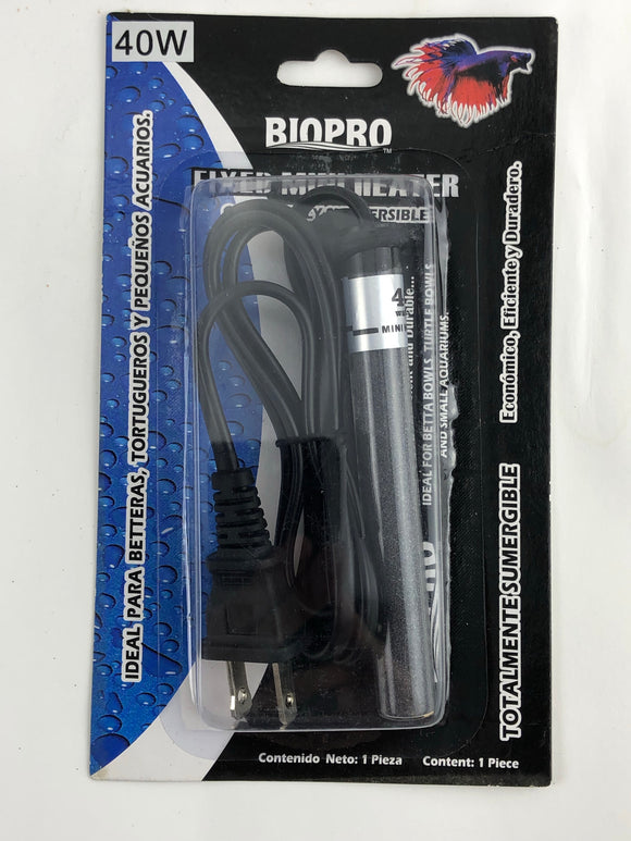 BIOPRO CALENTADOR FIJO MINI 40 WATTS